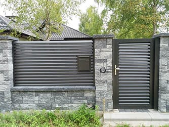 калитка жалюзи