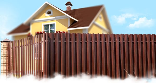 штакетник металлический